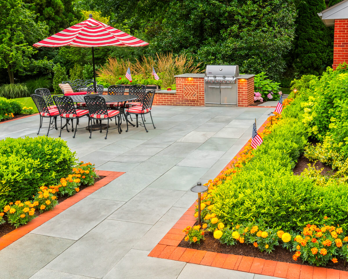 Landscaping at a Delaware home