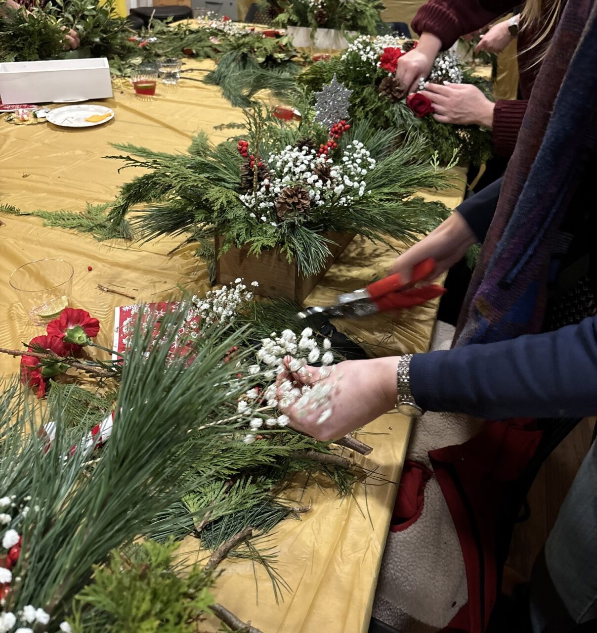 centerpiece workshop live greenery centerpiece